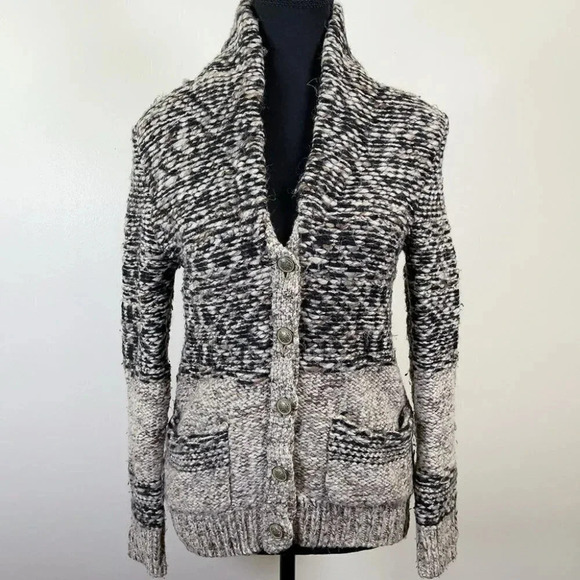 Aritzia Wilfred Free Wool Alpaca Nord Knit Button Cardigan - Picture 2 of 16